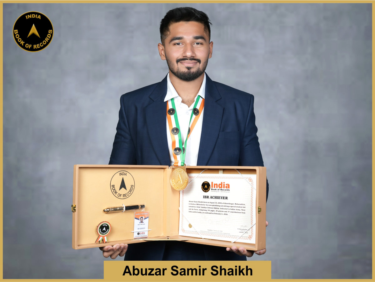 Abuzar Samir Shaikh – IBR Achiever