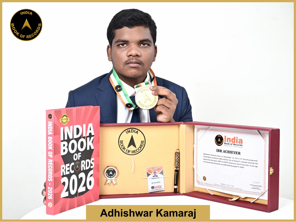 Adhishwar Kamaraj – IBR Achiever