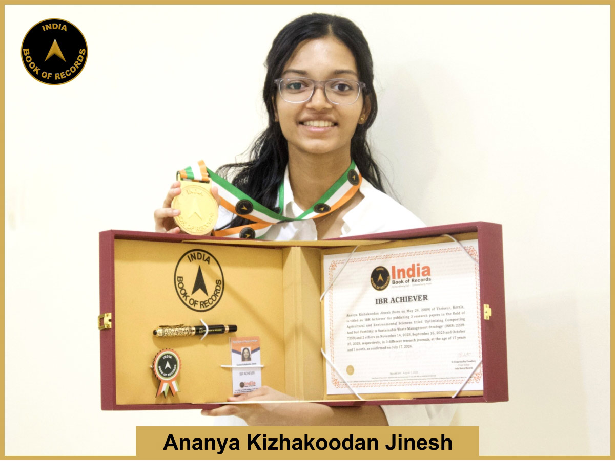 Ananya Kizhakoodan Jinesh – IBR Achiever
