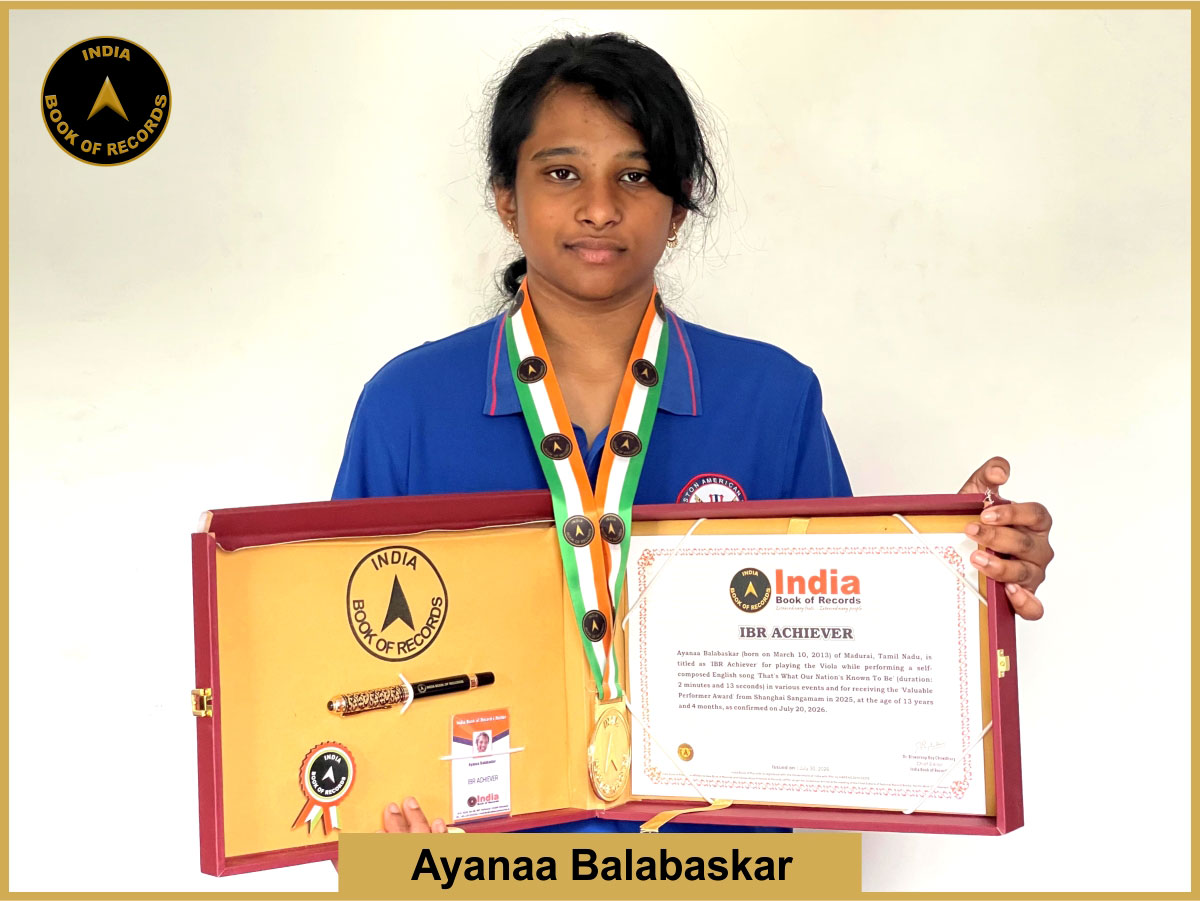 Ayanaa Balabaskar – IBR Achiever