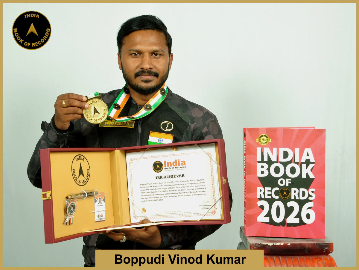 Boppudi Vinod Kumar – IBR Achiever