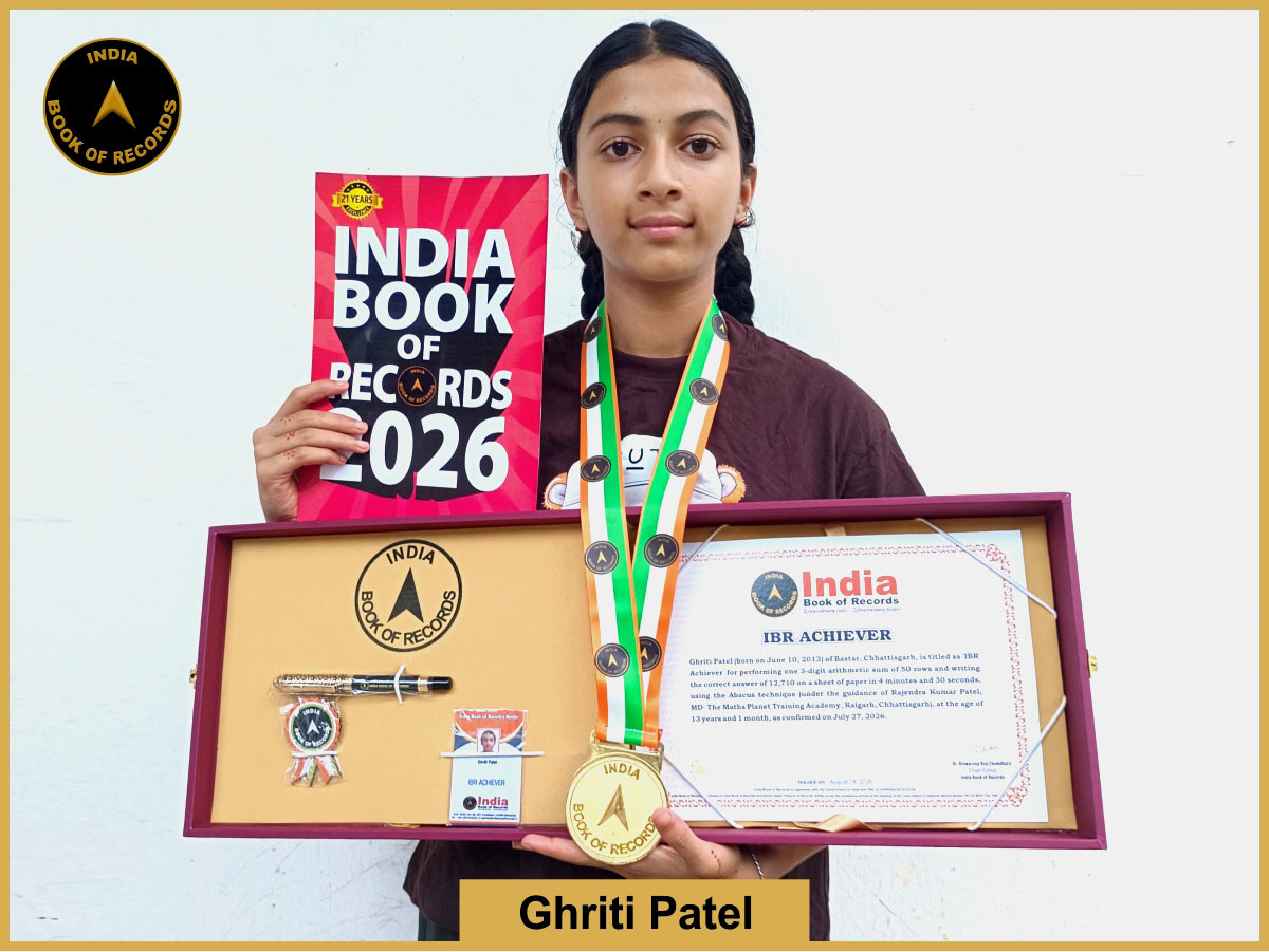 Ghriti Patel – IBR Achiever