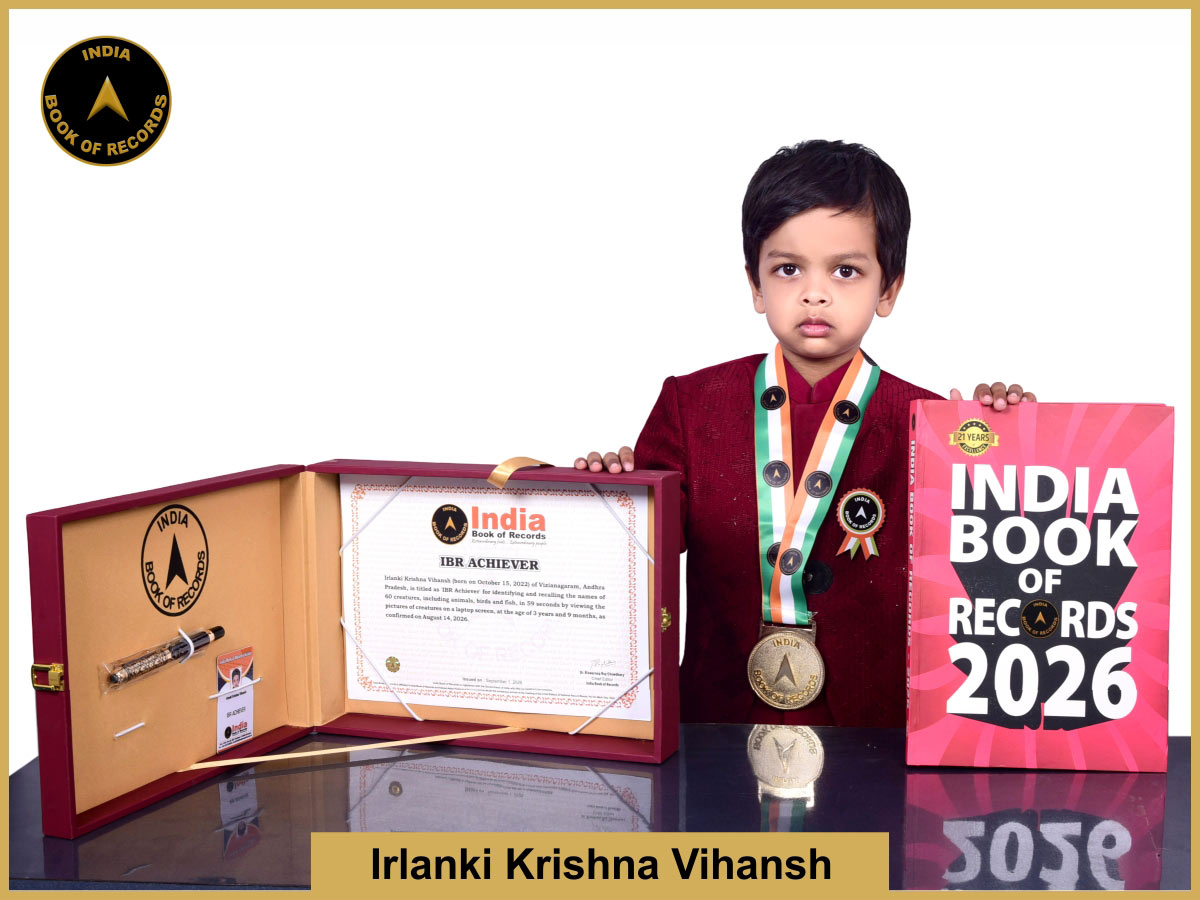 Irlanki Krishna Vihansh – IBR Achiever