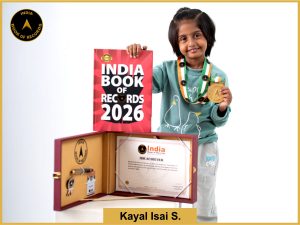 image of Kayal Isai S. with IBR Achiever certificate.