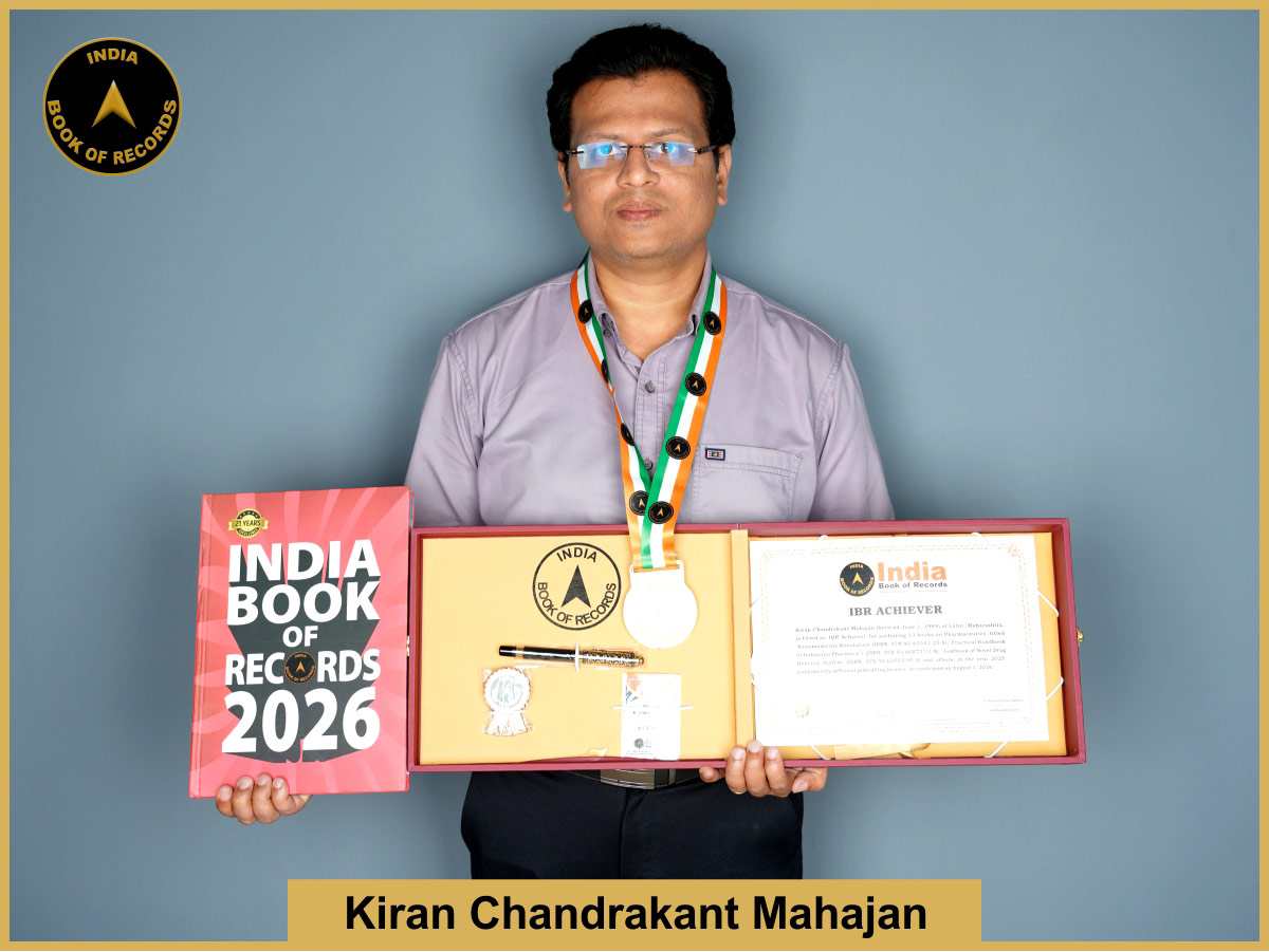 Kiran Chandrakant Mahajan – IBR Achiever