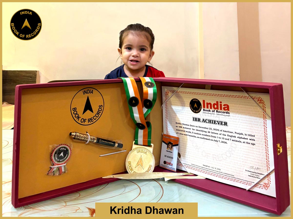 Kridha Dhawan – IBR Achiever