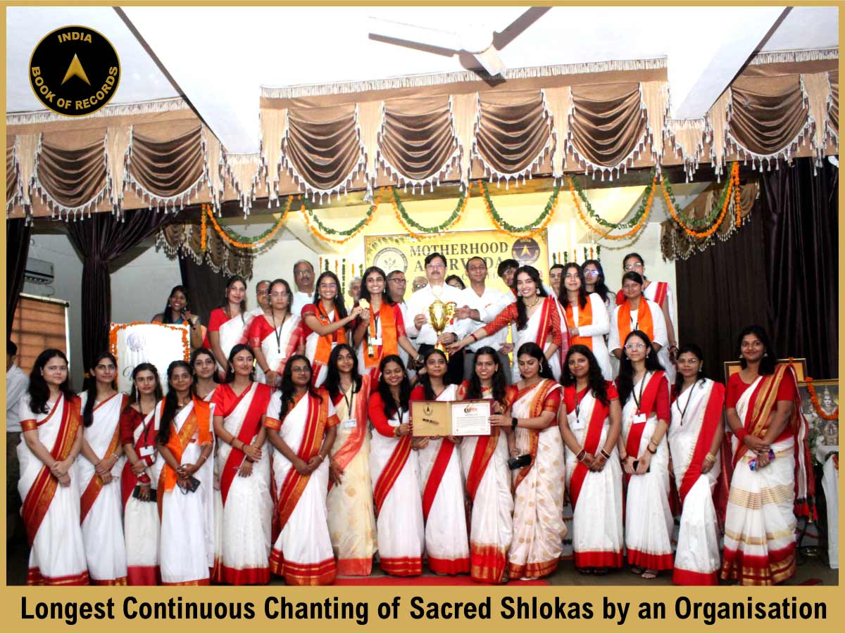 Longest Continuous Chanting of Sacred Shlokas by an Organisation