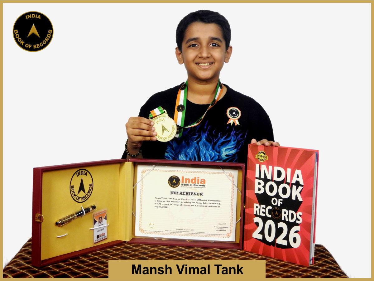 Mansh Vimal Tank – IBR Achiever