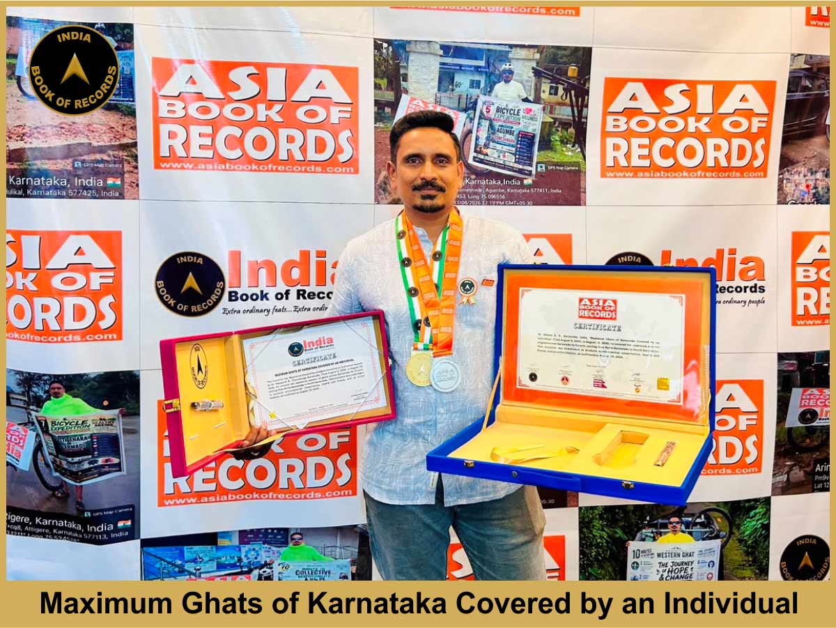 Maximum Ghats of Karnataka Covered by an Individual