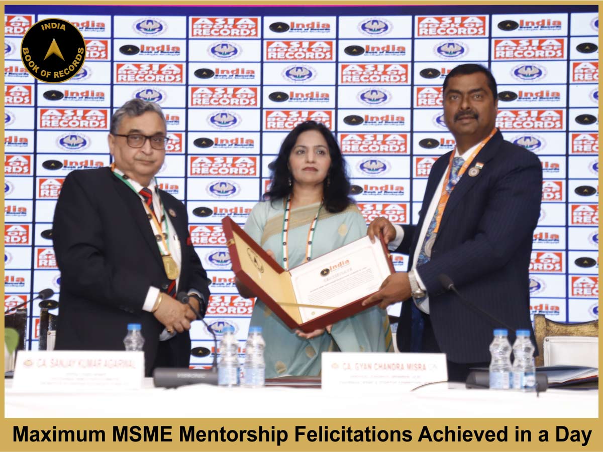 Maximum MSME Mentorship Felicitations Achieved in a Day