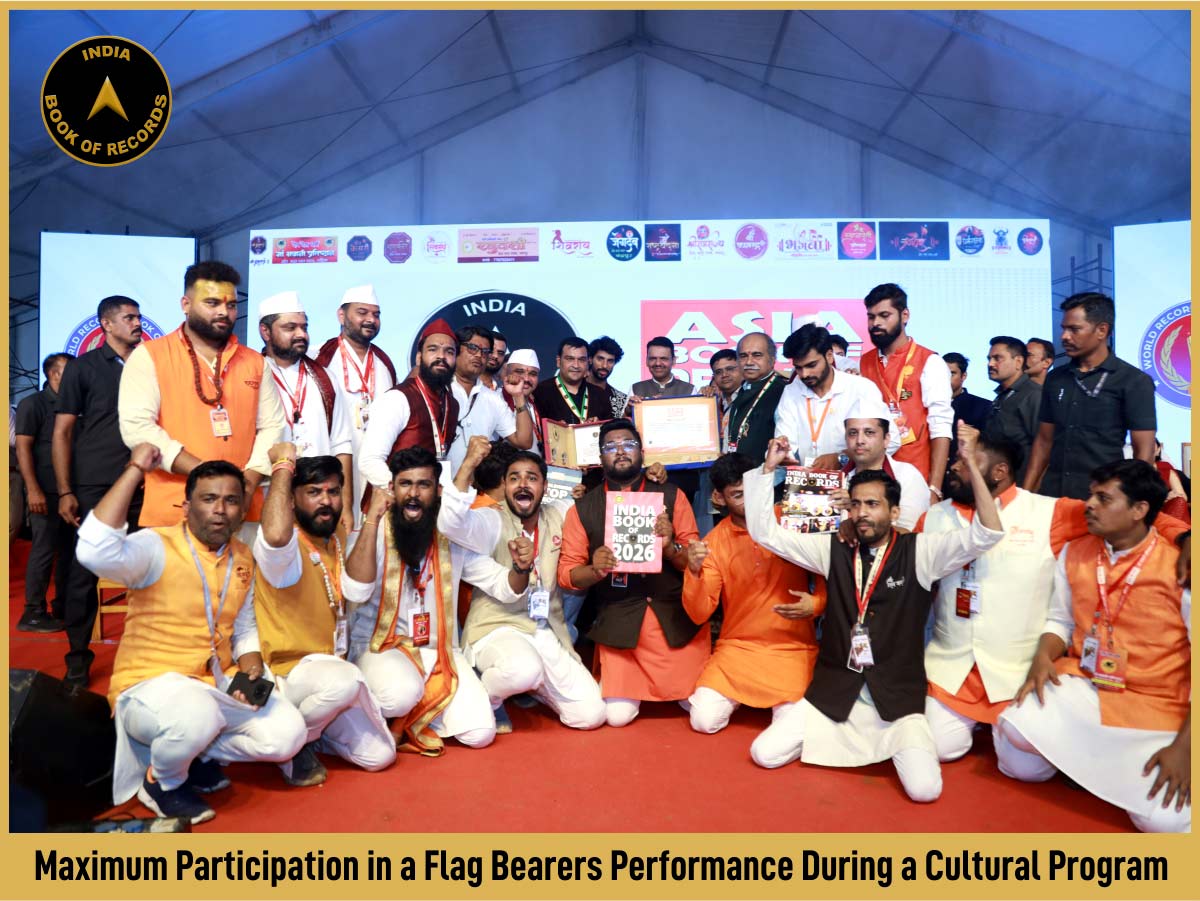 Maximum participation in Flag Bearers Performance during Cultural Program