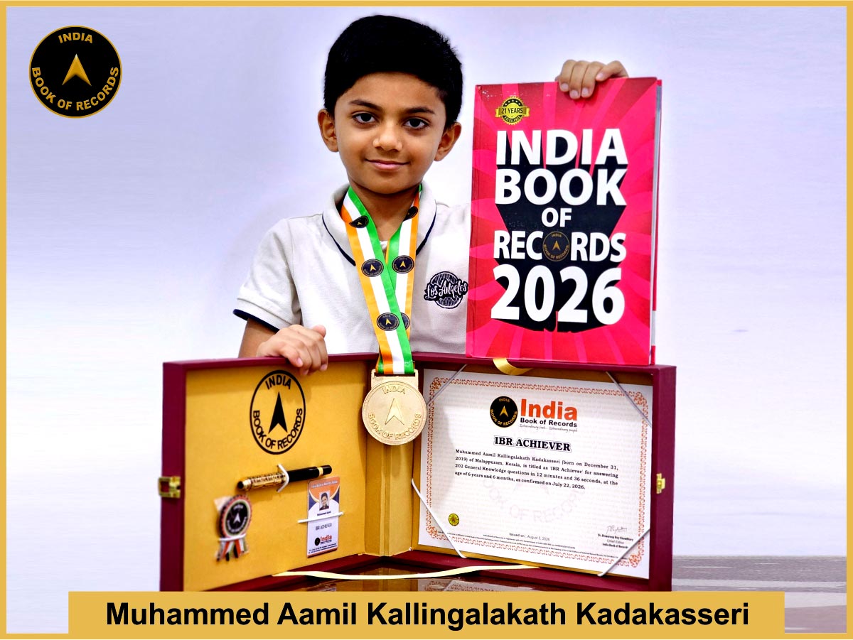Muhammed Aamil Kallingalakath Kadakasseri – IBR Achiever