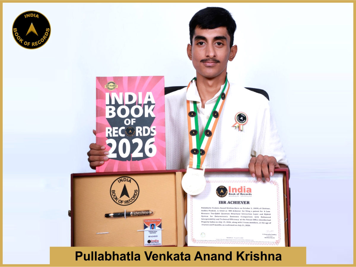 Pullabhatla Venkata Anand Krishna – IBR Achiever