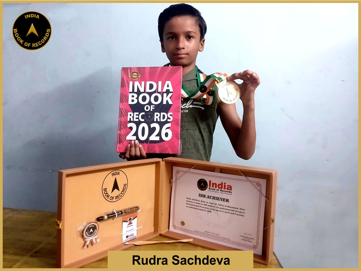 Rudra Sachdeva – IBR Achiever 