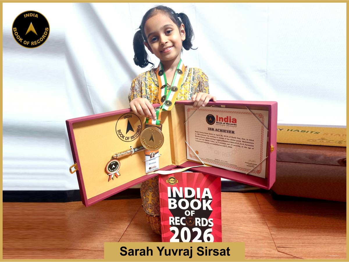 Sarah Yuvraj Sirsat – IBR Achiever