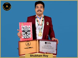 Image of Shubham Roy, Fastest teen to recite reverse counting of numbers from 100 to 1 in Bengali.