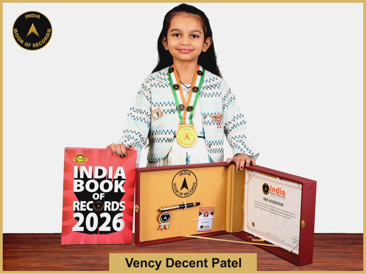 Vency Decent Patel – IBR Achiever