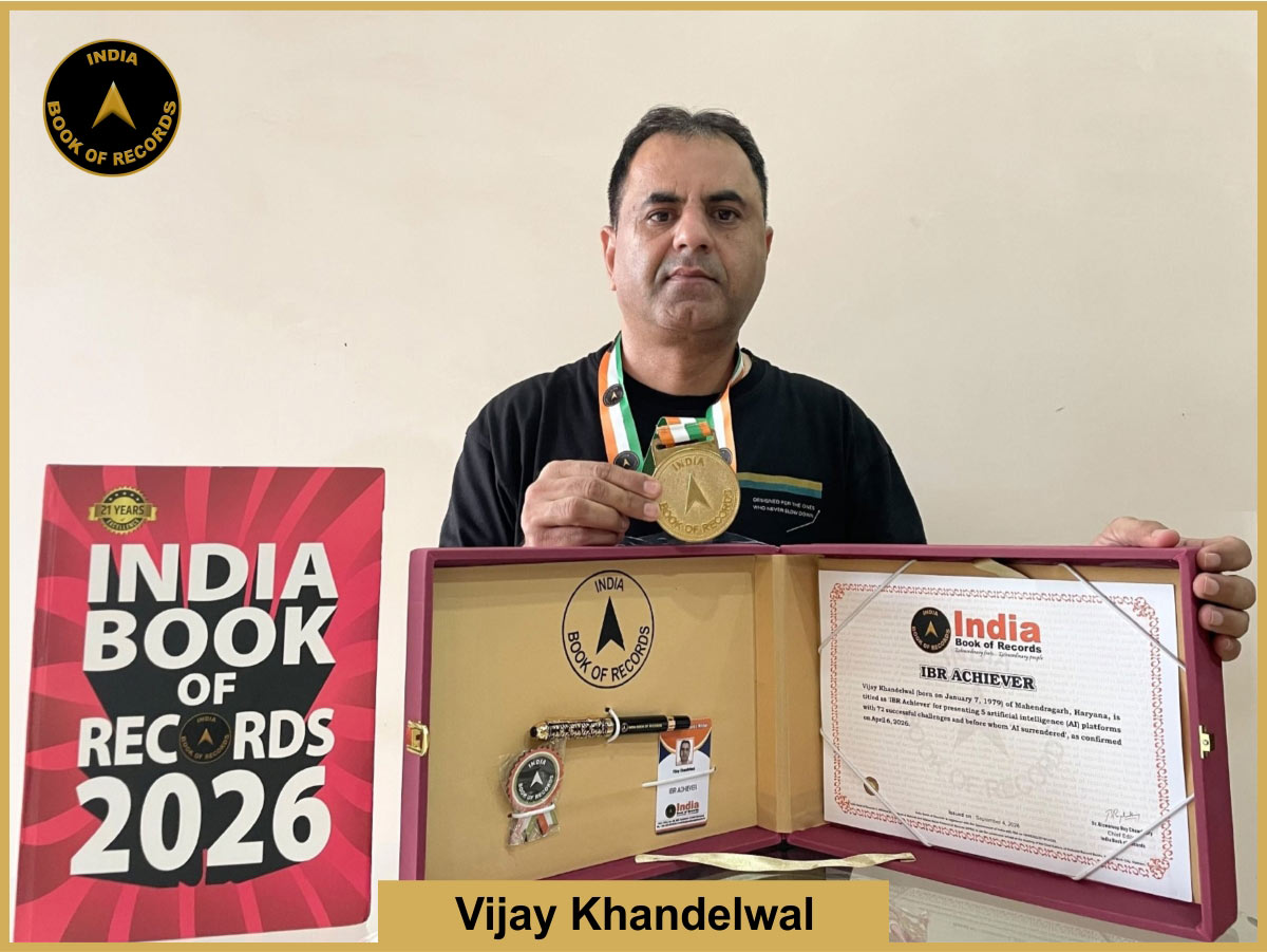 Vijay Khandelwal – IBR Achiever