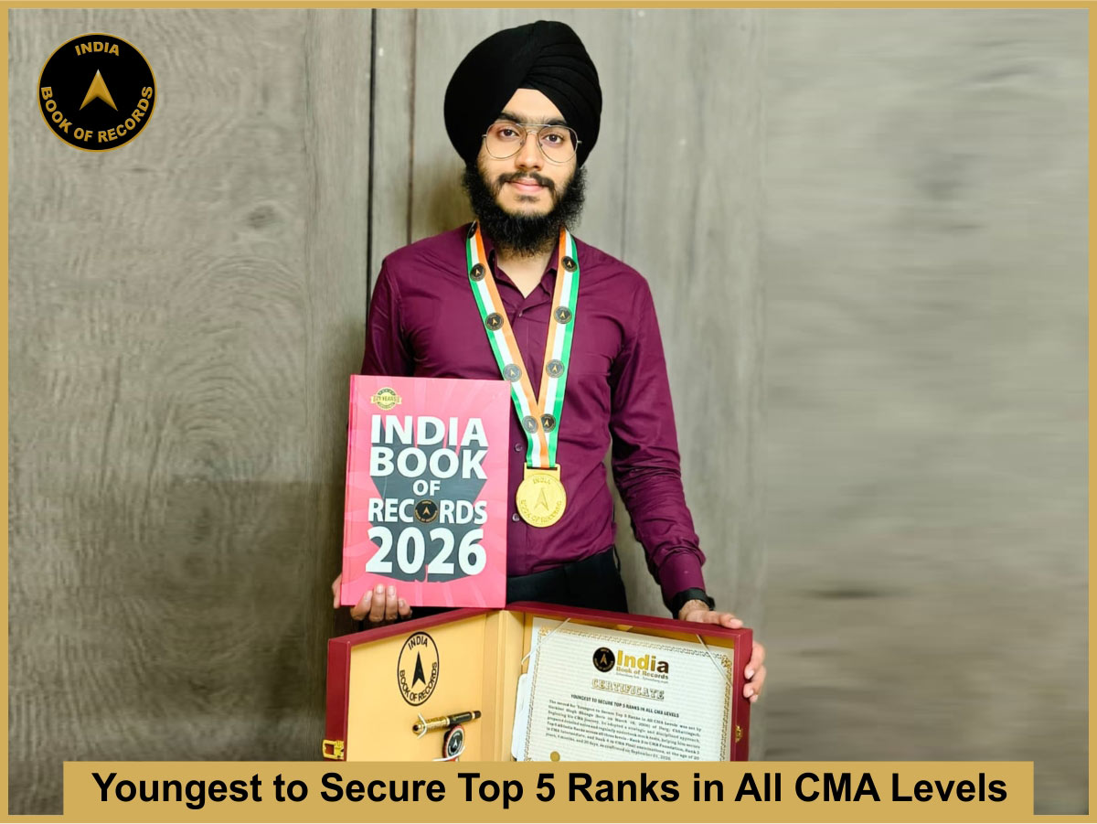 Youngest to Secure Top 5 Ranks in All CMA Levels