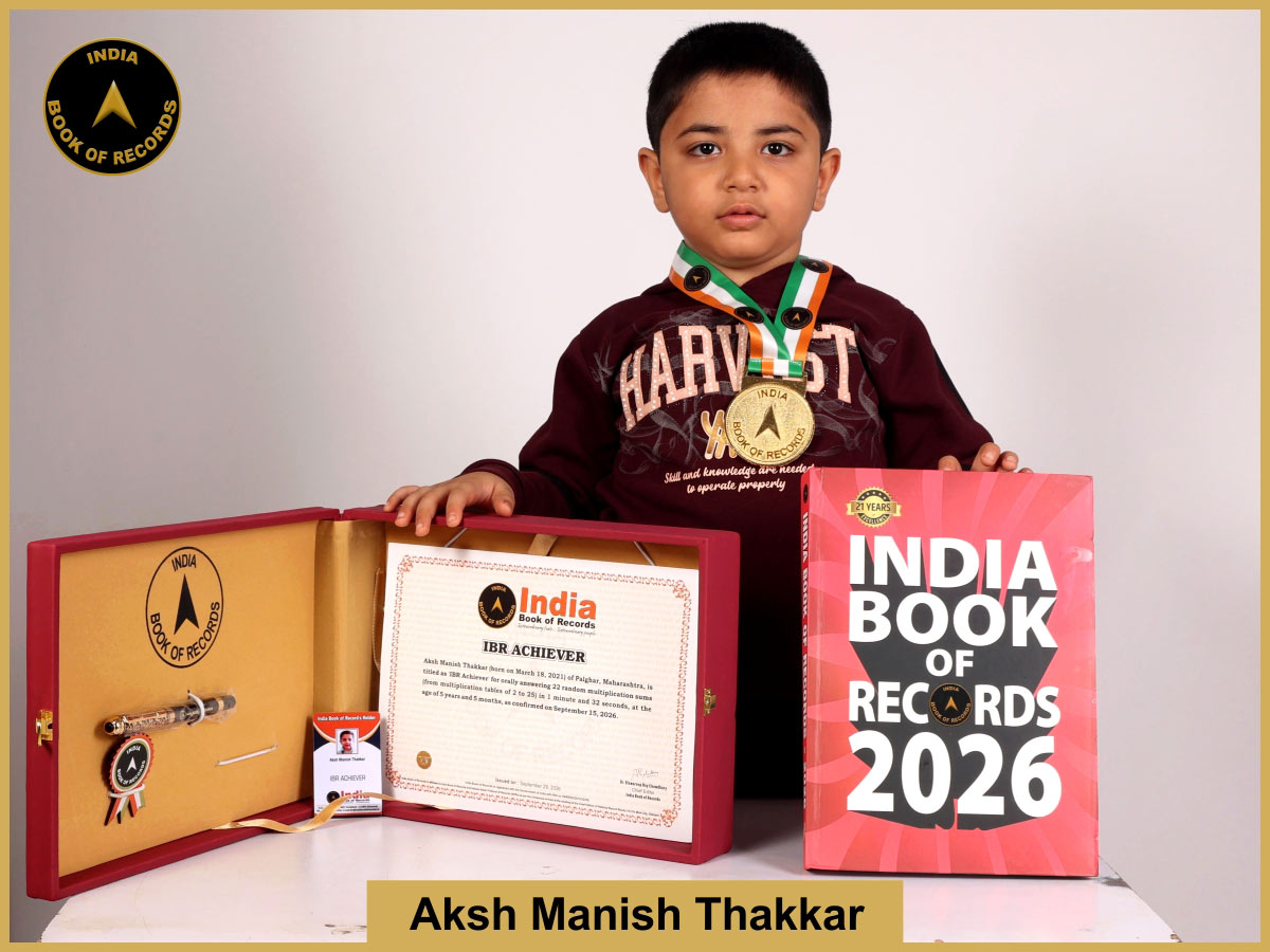 Aksh Manish Thakkar – IBR Achiever