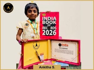 image of Ankitha S. with IBR Achiever certificate.