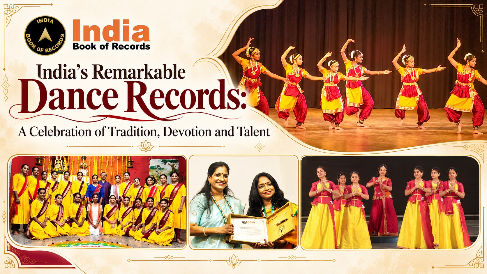 India’s Remarkable Dance Records: A Celebration of Tradition, Devotion and Talent