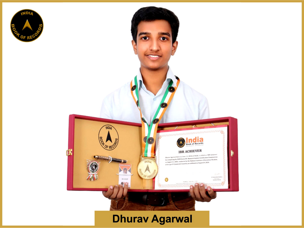 Dhurav Agarwal – IBR Achiever
