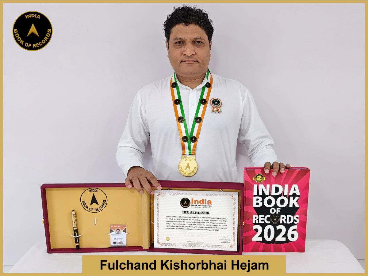 Fulchand Kishorbhai Hejam – IBR Achiever