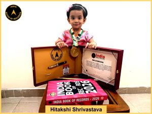 image of Hitakshi Shrivastava with IBR Achiever certificate.