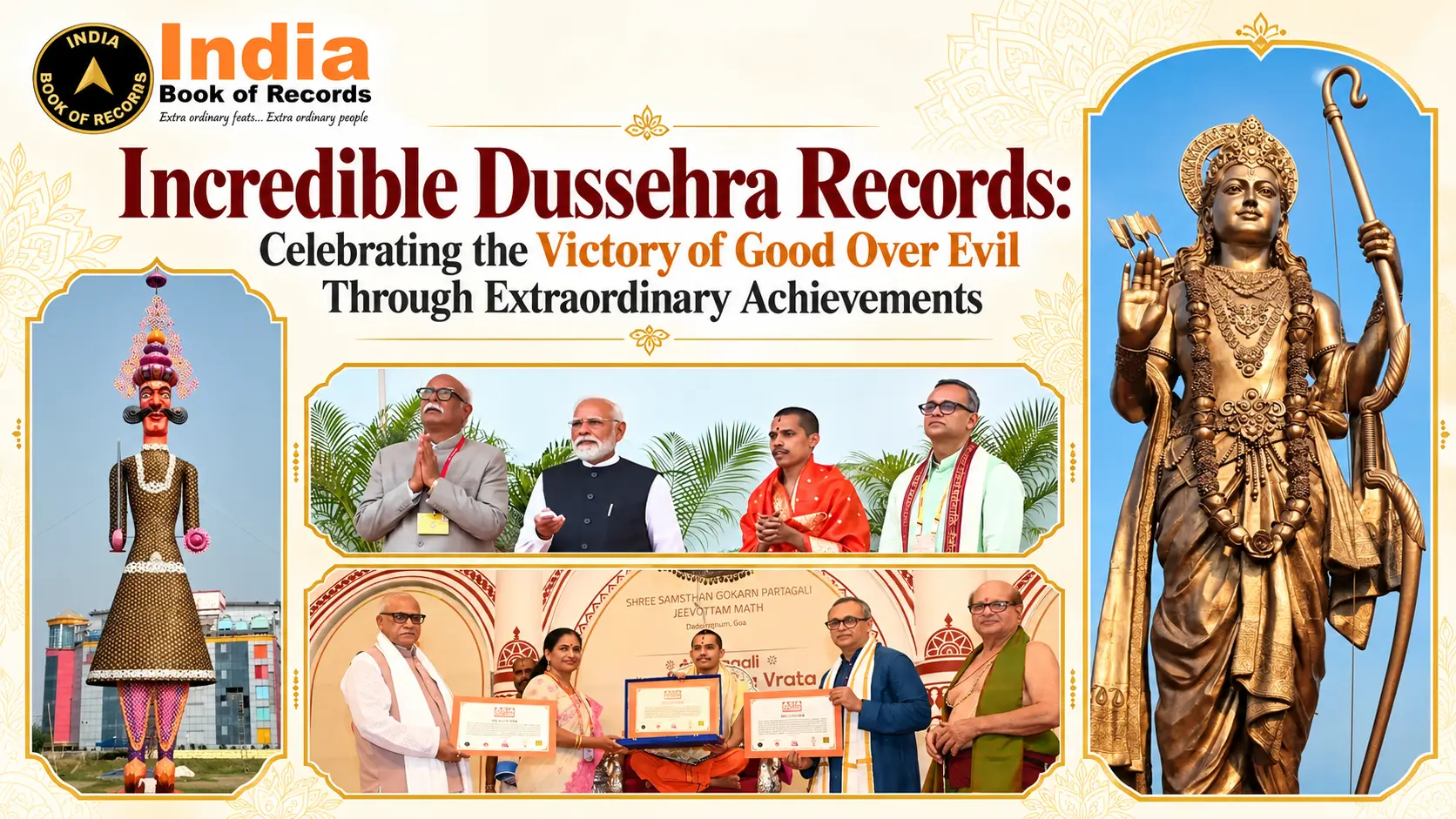 Incredible Dussehra Records: Celebrating the Victory of Good Over Evil Through Extraordinary Achievements