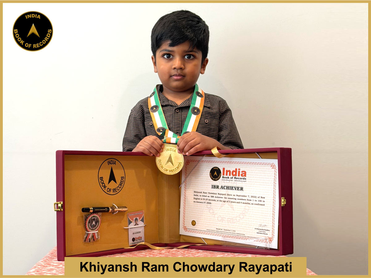 Khiyansh Ram Chowdary Rayapati – IBR Achiever