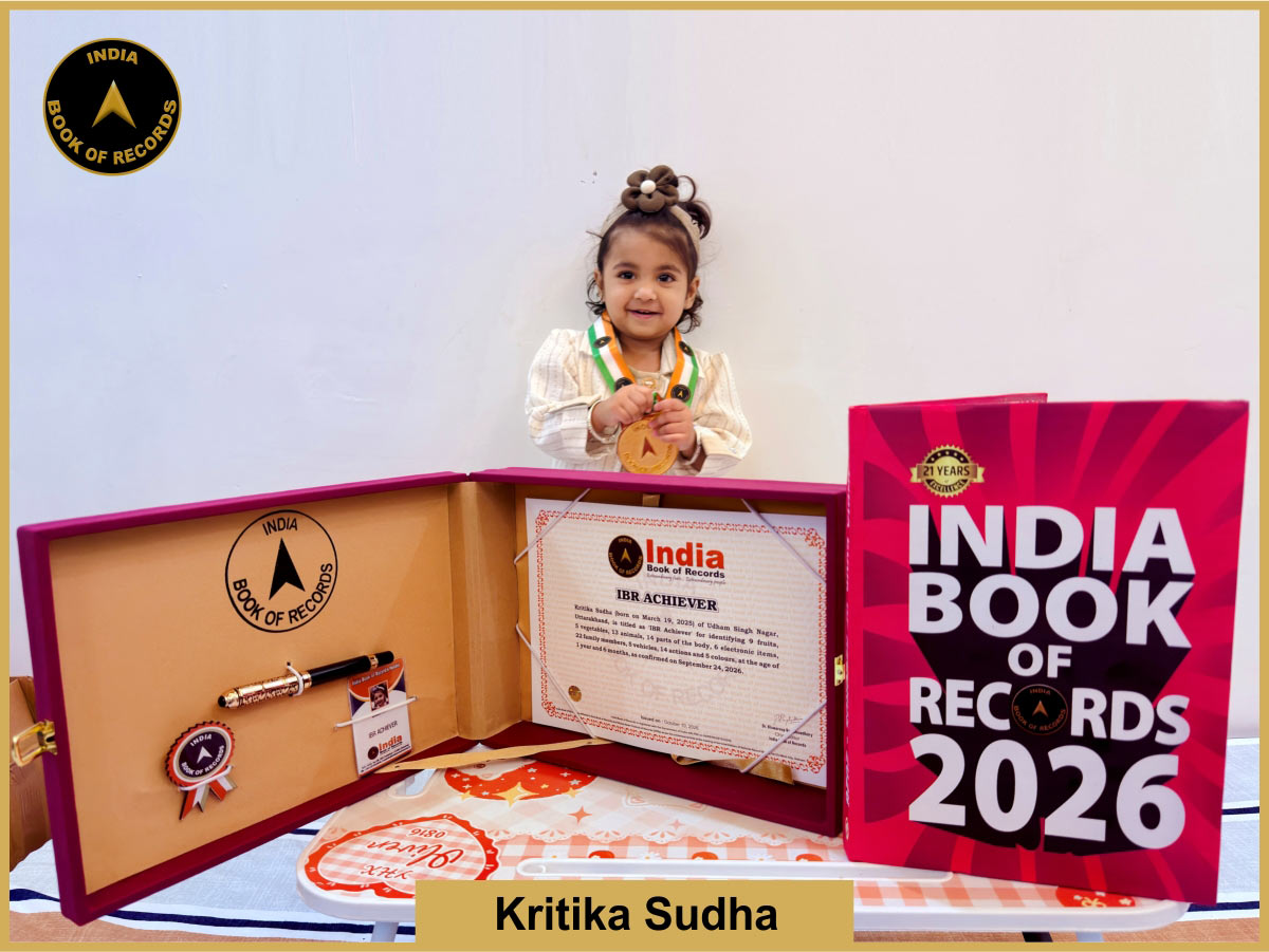 Kritika Sudha – IBR Achiever