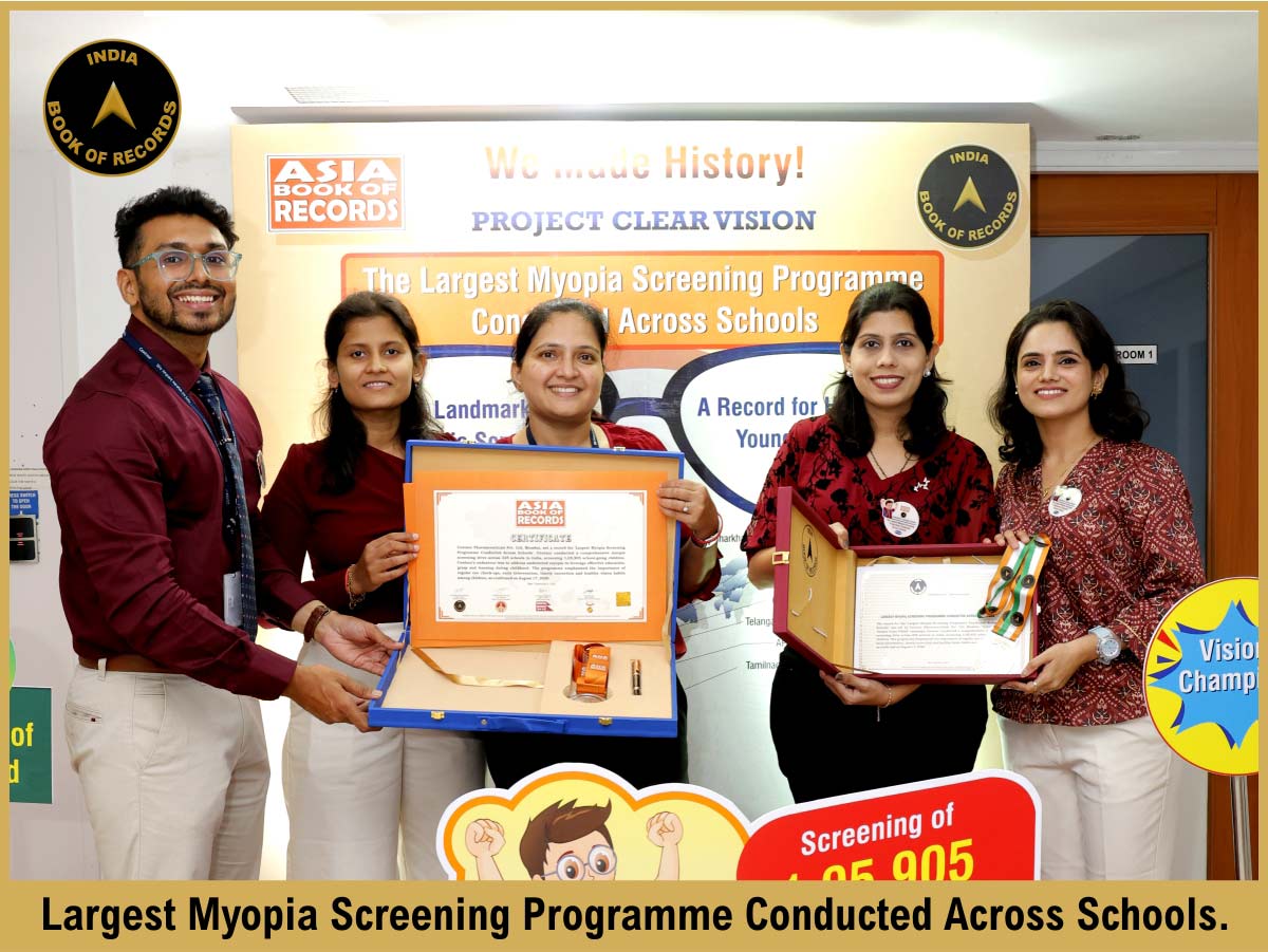 Largest Myopia Screening Programme Conducted Across Schools