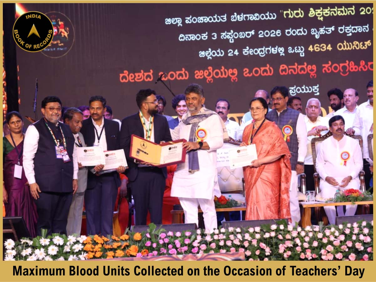 Maximum Blood Units Collected on the Occasion of Teachers’ Day