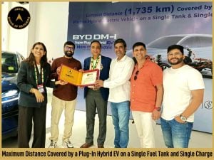 Maximum Distance Covered by a Plug-In Hybrid EV on a Single Fuel Tank and Single Charge