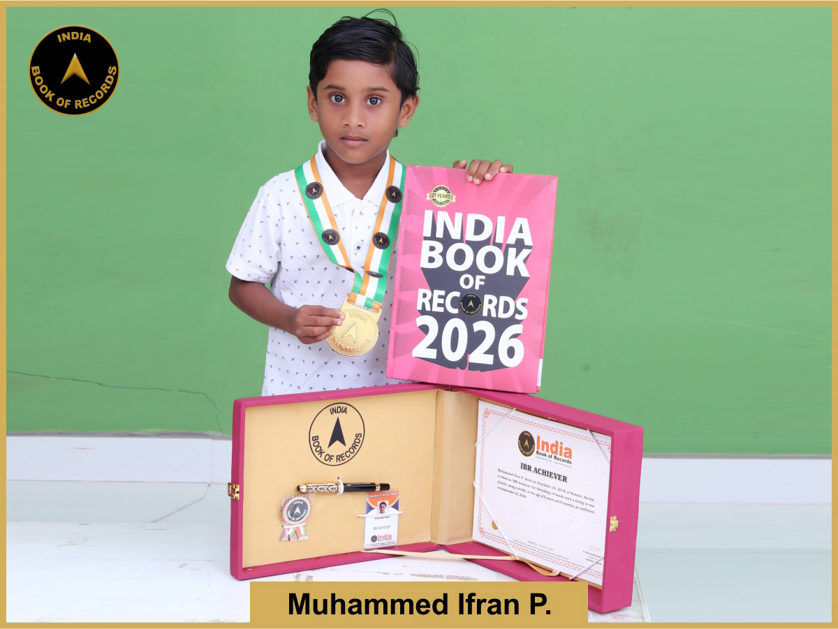 Muhammed Ifran P. – IBR achiever