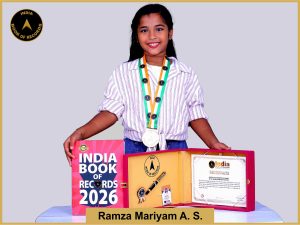 Image of Ramza Mariyam A.S, Fastest child to recite the names of all Indian states with capitals.