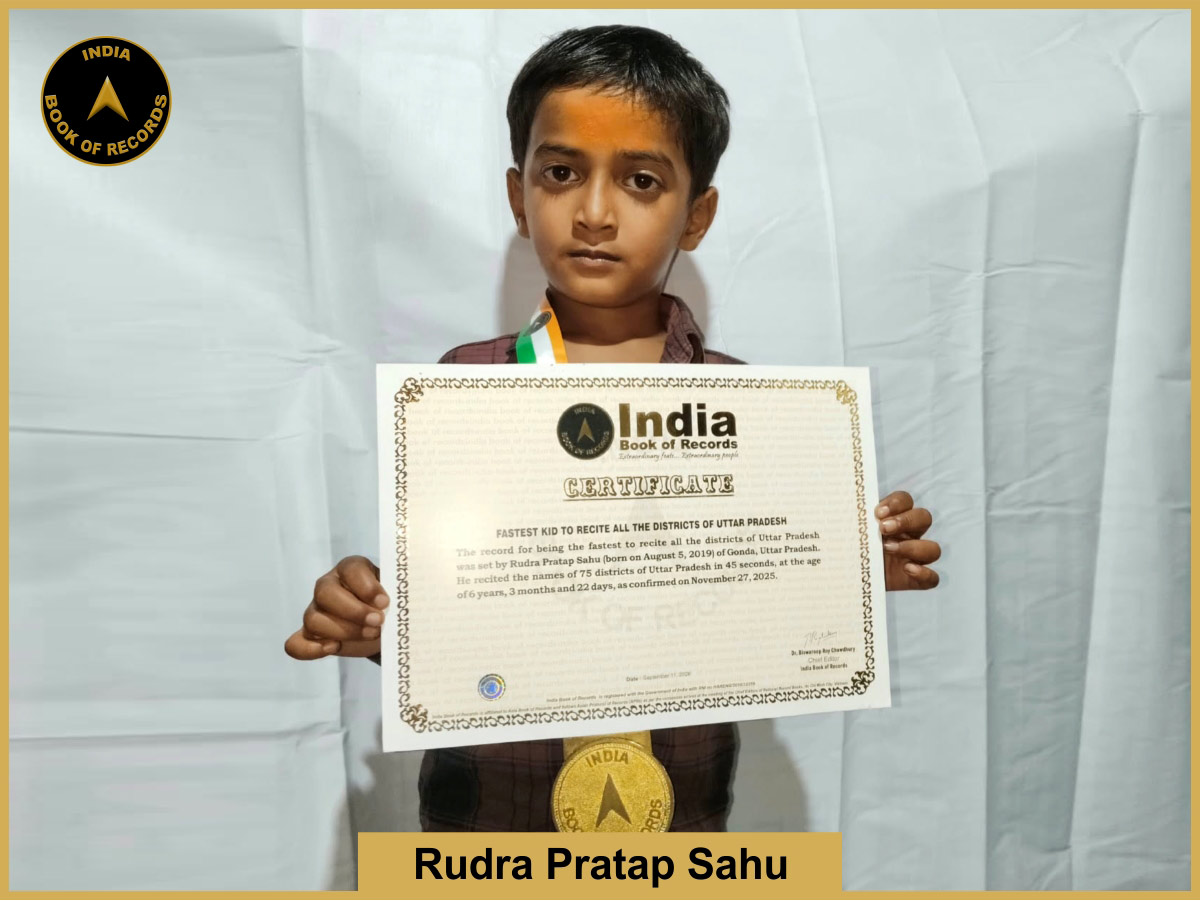 Fastest kid to recite all the districts of Uttar Pradesh