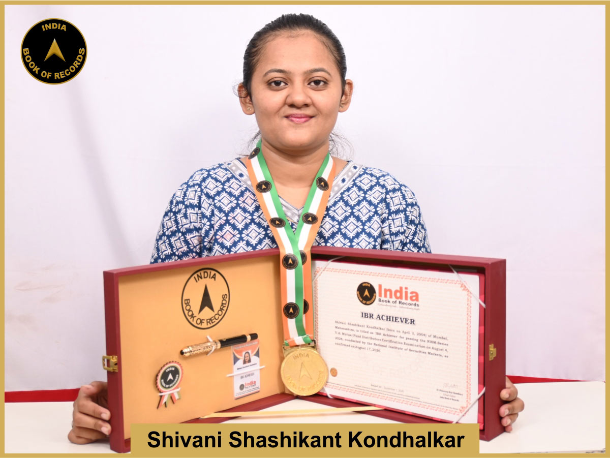 Shivani Shashikant Kondhalkar – IBR Achiever