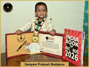 Image of Swayam Prakash Badajena with IBR Achiever Certificate.