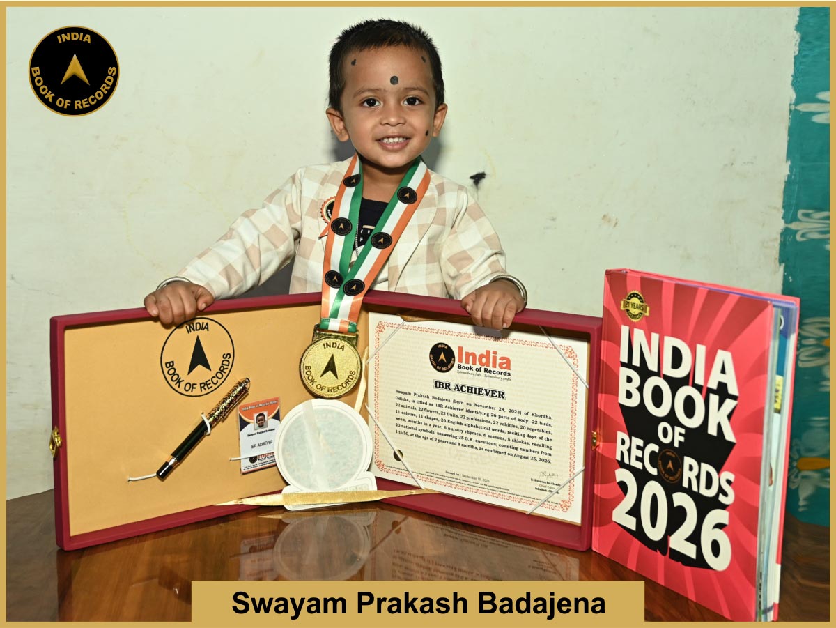 Swayam Prakash Badajena – IBR Achiever