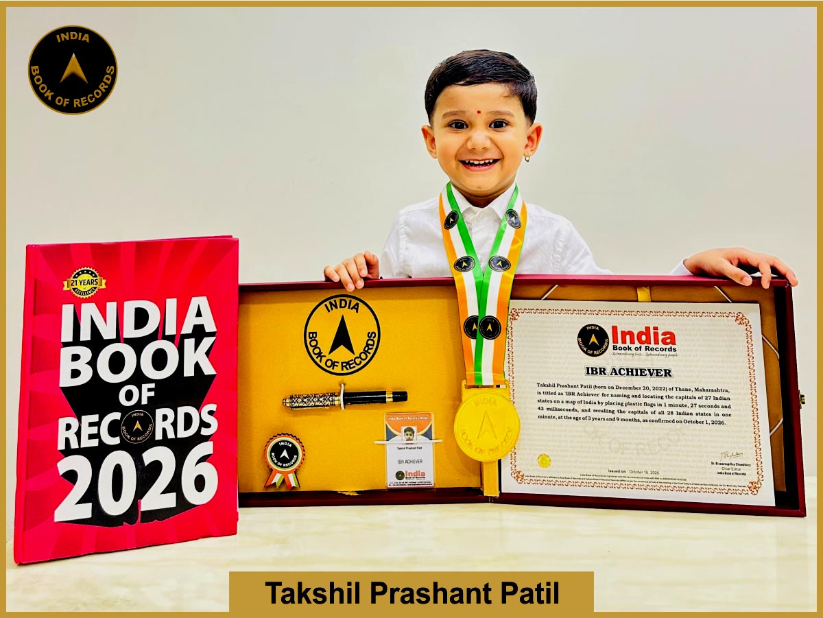 Takshil Prashant Patil – IBR Achiever