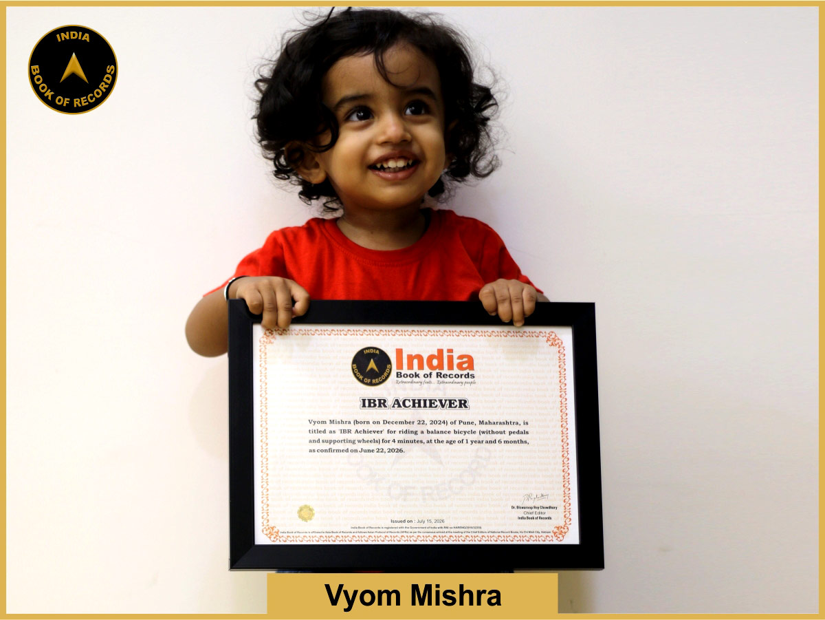 Vyom Mishra – IBR Achiever