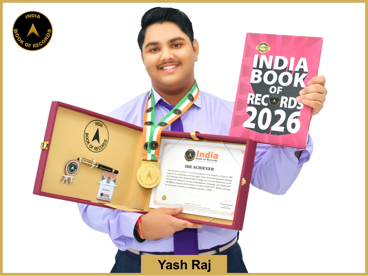 Yash Raj – IBR Achiever