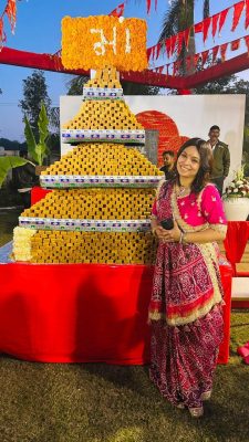 A 6-Foot Mohanthal Tower Celebrated Makar Sankranti
