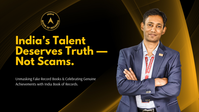 A Public Awareness Message by India Book of Records
