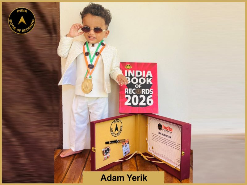 Pic of Adam Yerik with IBR Achiever Certificate.