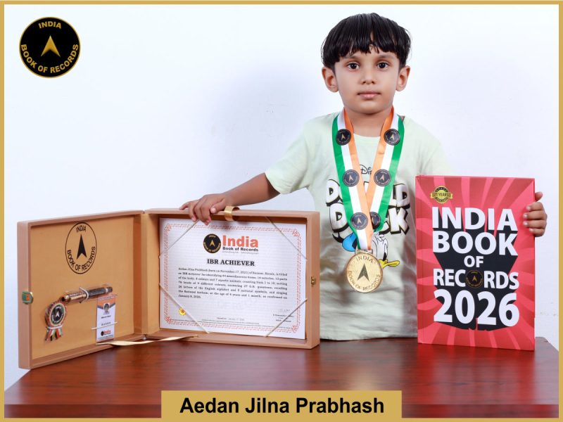 Aedan Jilna Prabhash - IBR Achiever