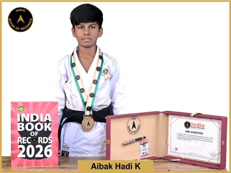 Image of Aibak Hadi K. with IBR Certificate.