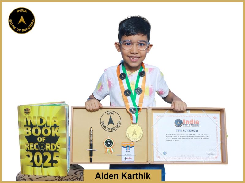 Aiden Karthik - IBR Achiever